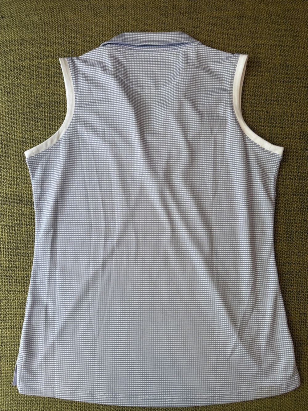 *Pebble Beach Golf Set Lavender Green Blue Sleeveless Polo Floral Skort Medium - Picture 10 of 10
